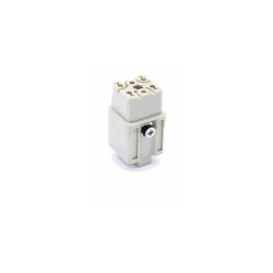 Insert HQ, Quick Connection à ressort, mâle, 5 pin, 16A, Polycarbonate, 3A 